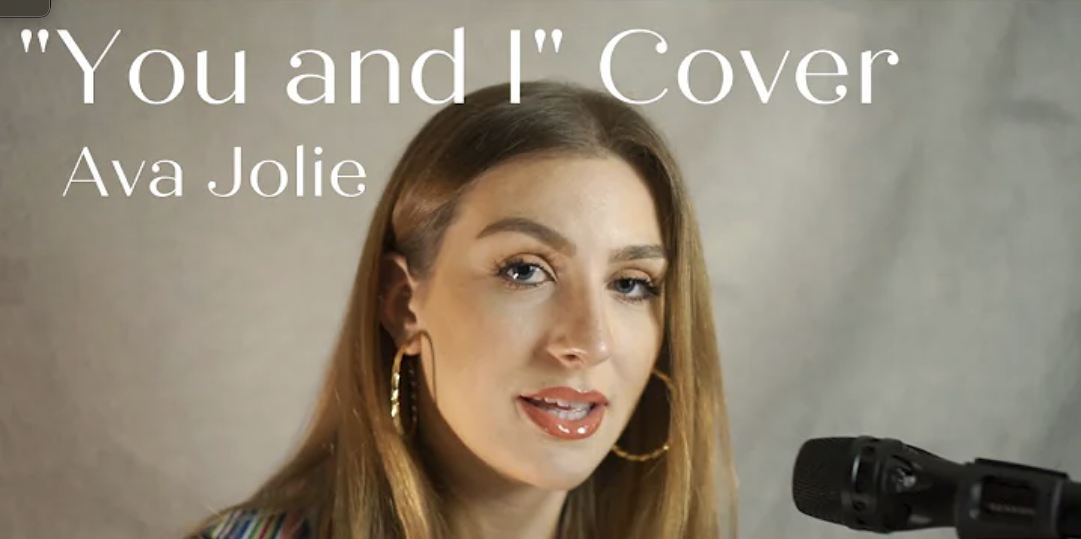 Ava Jolie - You and I Cover